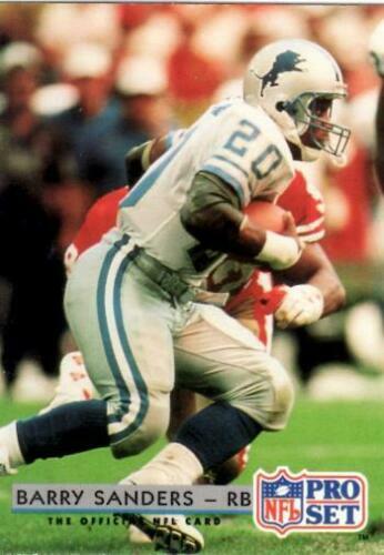 1992 PROSET # 169 BARRY SANDERS - Foto 1 di 1