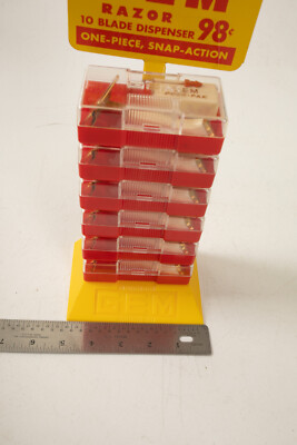 ジェムジェム 確認用 Gem Razor Store Display (C3L) Dispenser (JSF6) Complete