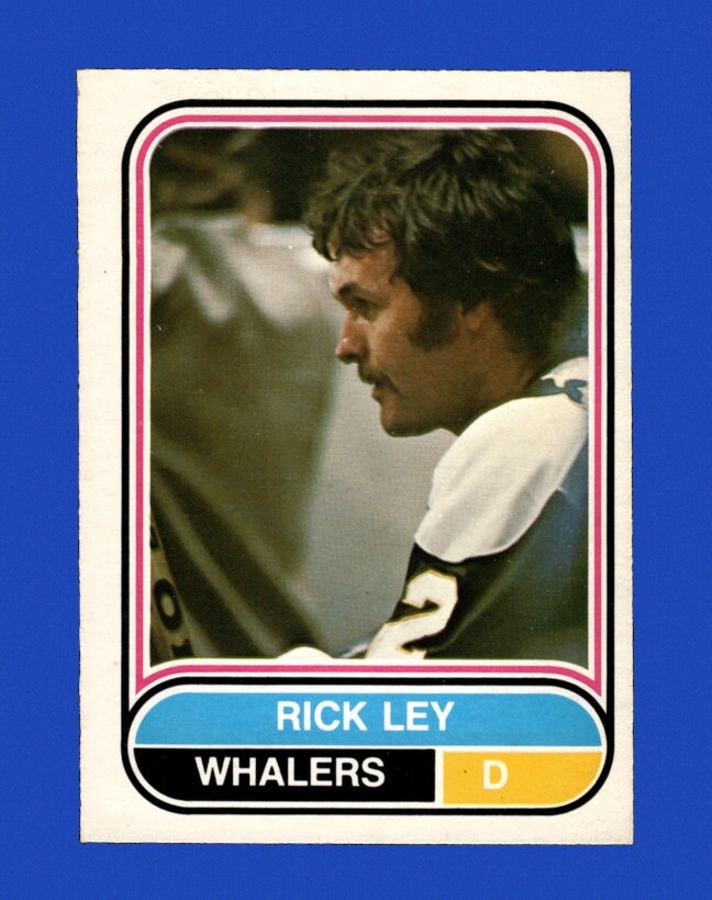 1975-76 O-Pee-Chee WHA Set-Break # 14 Rick Ley EX-EXMINT *GMCARDS*