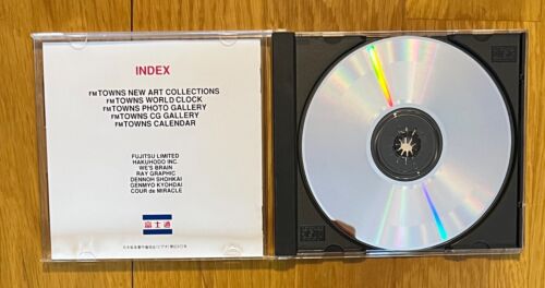 FM Towns World Computer Vintage Fujitsu 1989 Raro CD Rom - Foto 4 di 4