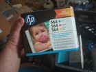 NOWE HP 564 3-pak wkłady atramentowe CYJAN / ŻÓŁTY / PURPUROWY + papier fotograficzny J2X80AN