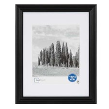 Mainstays 11x14 Matted to 8x10 Traditional Gallery Wall Picture Frame, Black