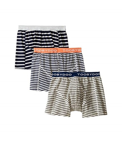 Toobydoo 174608 Boys Underwear 3-Pack Boxer Brief Multicolor Stripe Size 1-2Y - Picture 2 of 2