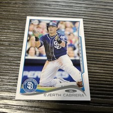 2014 Topps Series 1 San Diego Padres Baseball Card #280 Everth Cabrera