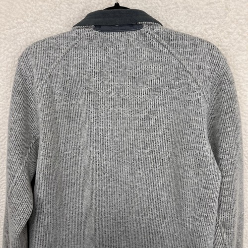 Marmot Poacher Pile Wool Blend Knit Jacket Mens L Oatmeal Quick Dry  Full Zip - Picture 11 of 13