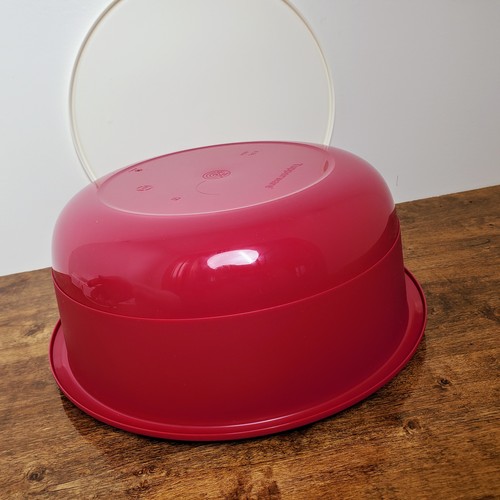 Tupperware Ultimate Mixing Bowl 8959 Flat Bottom 40 cup Purple Burgundy White Li - 第 2/9 張圖片