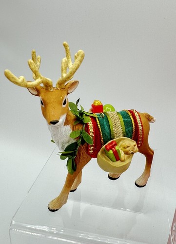 Father Christmas Reindeer Hallmark Keepsake 2013 Ltd Ed Ornament QXE3762  New!! - Picture 7 of 11