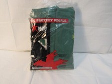 MCR Safety Dominator Series Jacket w/ Zipper Front and Bib Pants Green Size X2