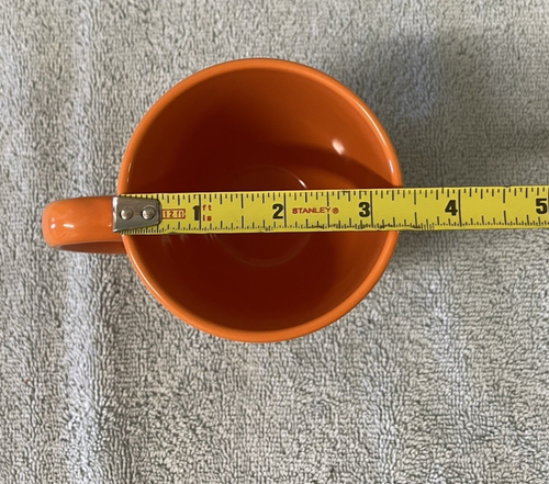 Corelle Steinzeug Orange 4" Kaffeetassen 4er Set - Bild 14 von 14
