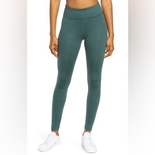 Outdoor Voices TechSweat Flex 7/8 Legging Evergreen Green Blue Stripe Size Small - Picture 3 of 11