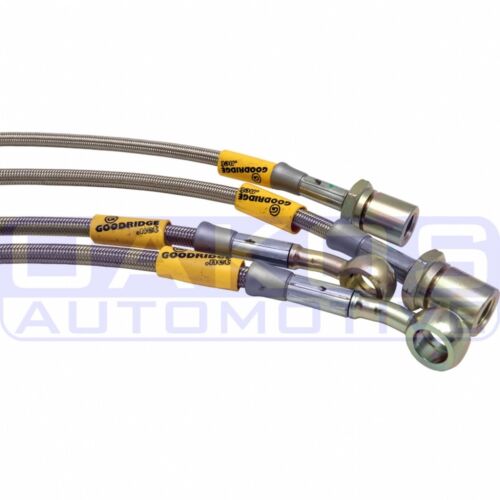 Goodridge Stainless Braided Brake Hoses Kit (Set/4 Lines) for 02-07 WRX & STi - Picture 4 of 6