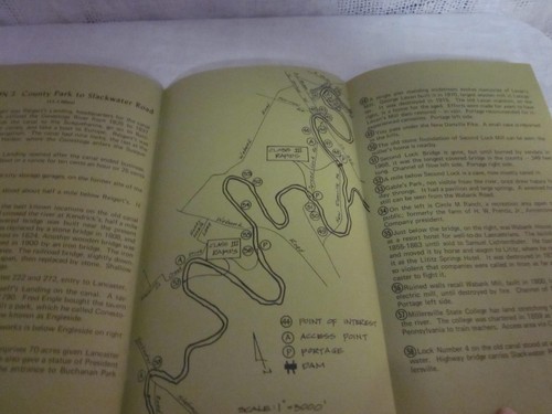 Kanuführer zum historischen Conestoga River Lancaster Pennsylvania 1976 - Bild 8 von 8