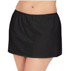 Island Escape Women's Swim Skirt Black Swimwear