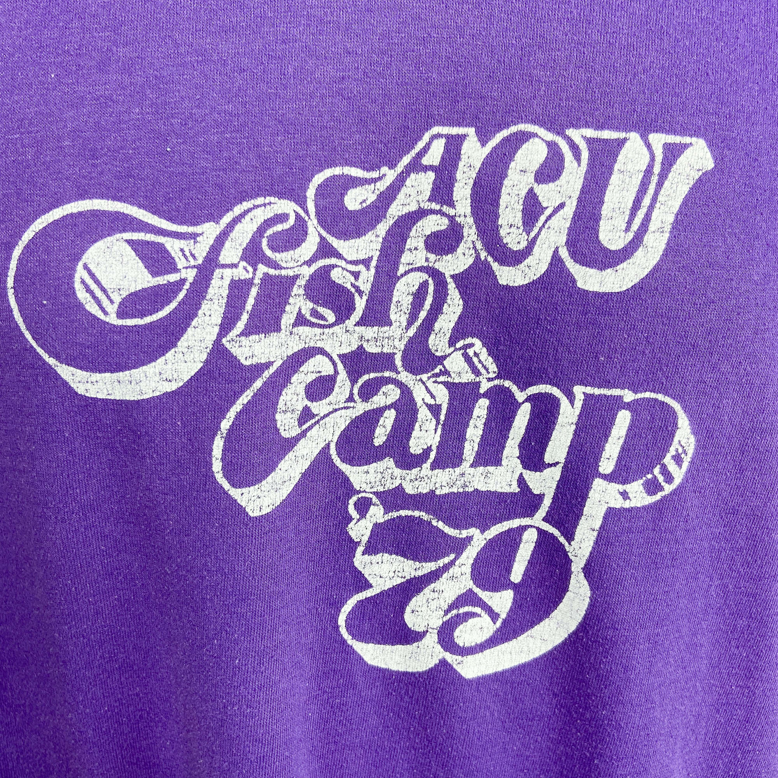 Vintage Acu Fish Camp 79 T Shirt Abilene Christian U Gem