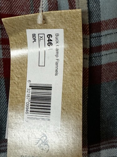 Legendary Whitetails Buck Camp Plaid Flannel Shirt Men's Size 3XT NWT - Picture 4 of 7