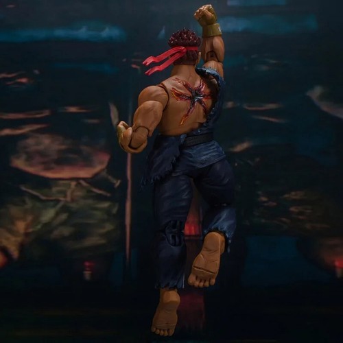 Storm Toys 1/12 Ultra Street Fighter IV CPSF21 Evil Ryu 6" Premium Figure Set - Picture 9 of 15