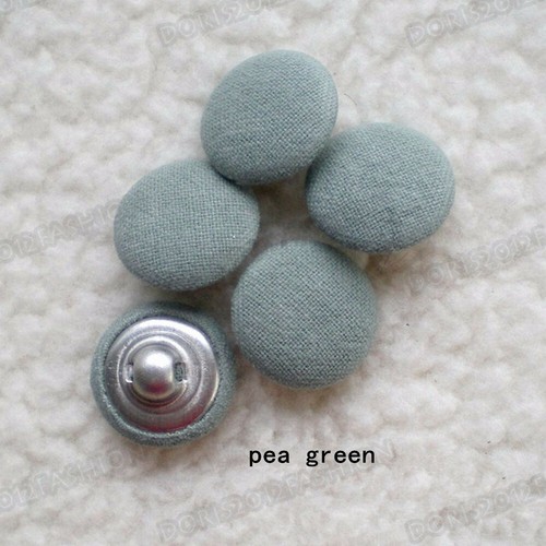 Cotton Fabric Covered Dome Metal Buttons Coat Sweater 20pcs/lot 18/20/23/25/28mm - Picture 14 of 19