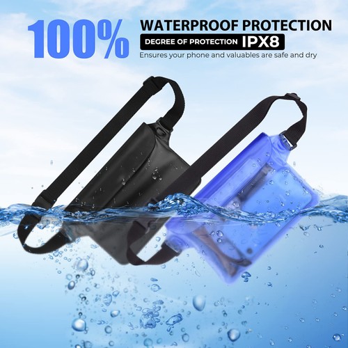 Wasserdichte Schwimm-Tauch-Gürteltasche Sporttasche Strand Drift Pouch Supplies - Bild 5 von 16