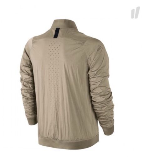 HERREN NIKE HYPERMESH VARSITY JACKE GRÖSSE XL (832190 235) KHAKI/SCHWARZ - Bild 6 von 6