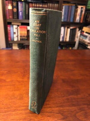 AN ESSAY ON POPULATION by T.R. Malthus (Volume 1 - 1958 Edition) VG Cond - HC