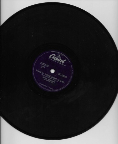 Walkin' Home From School - Gene Vincent 78 record CL 14830 Capitol - Picture 2 of 2
