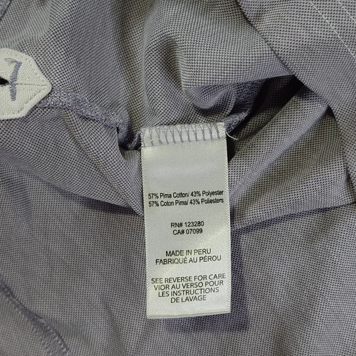 Travis Mathew Polo Large Gray Solid Button Short Sleeve Golf Pima Cotton - Picture 8 of 11