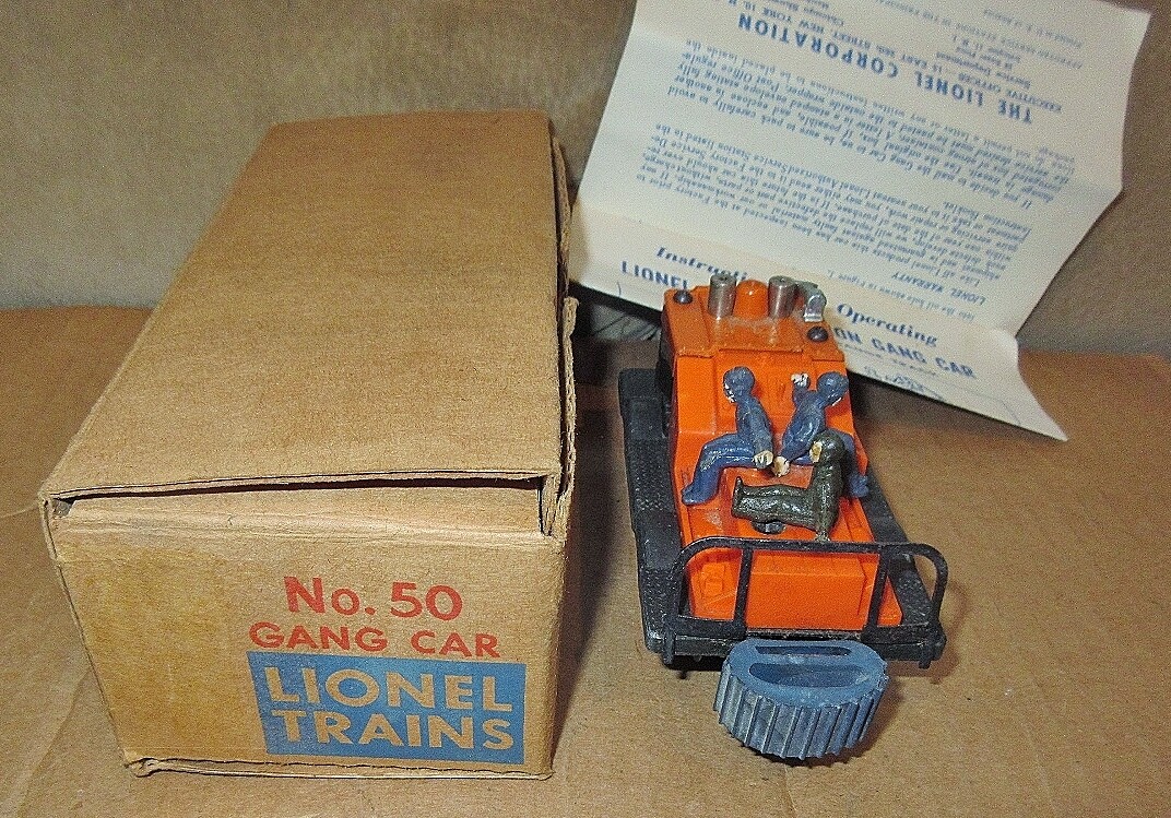 LIONEL 50 GANG CAR BOXED W/INSTRUCTIONS eBay