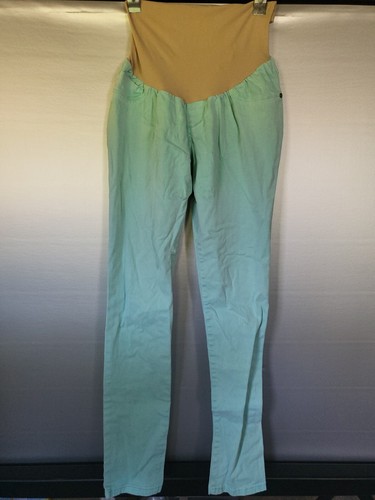 Motherhood Maternity Teal Skinny Jeans Sz S - Picture 2 of 6