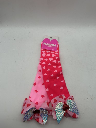 MADMIA LOVE HEARTS SOCKS NWT VALENTINES THEME BRAND NEW TODDLER SIZE AGES 3-5 - Picture 1 of 5