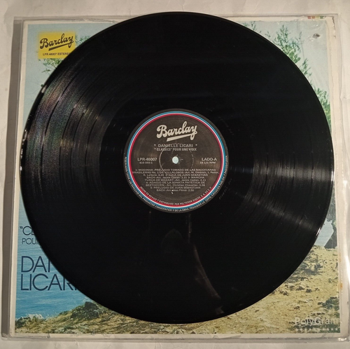 DANIELLE LICARI -CLASSICS" POUR UNE VOIX- 1983 MEXICAN LP TRANSLUCENT, CLASSICAL - Picture 4 of 5