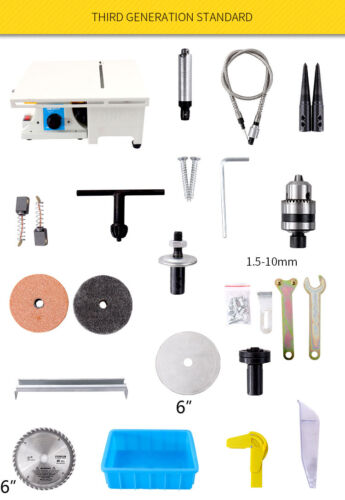 220V 350W Poliermaschine Set Elektrische Schleifmaschine Schmuck Drehmaschine DE - Bild 4 von 11