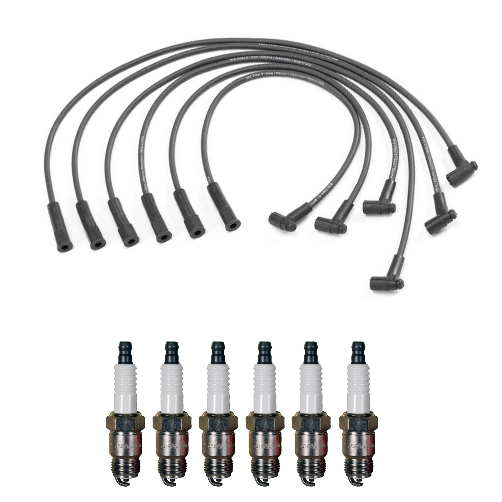 Denso Wire Set 8mm  6 U-Groove Design Spark Plugs .044 Kit For Buick Chevy 3.8L