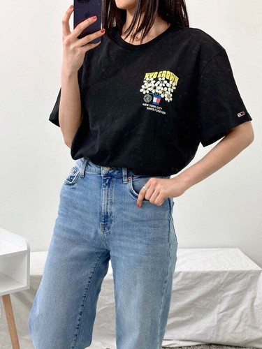 Tommy Hilfiger Mens TJM Homegrown Daisy Black DM16237 001 - Bild 5 von 10