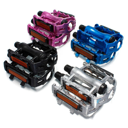 1 Pair 916'' Bicycle Pedal BMX MTB Bike Aluminium Alloy Cycling Pedals Platform 1 Pair 916'' Bicycle Pedal BMX MTB Bike Aluminium Alloy Cycling Pedals Platform