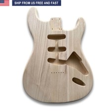 Electric Guitar Body paulownia Solid Wood SSS Pickups Replacement