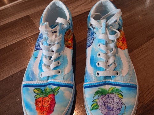 Vans Devil Fruit Old Skool x One Piece Shoes Sneakers Mens 5.5 Woman’s 7 - Picture 6 of 13