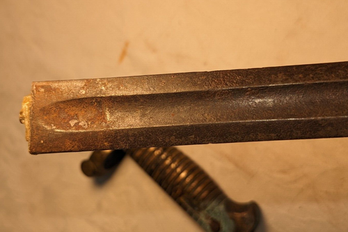 Dug Civil War? Broken Sabre Bayonet with Brass Handle Dug *please read* - Picture 14 of 18