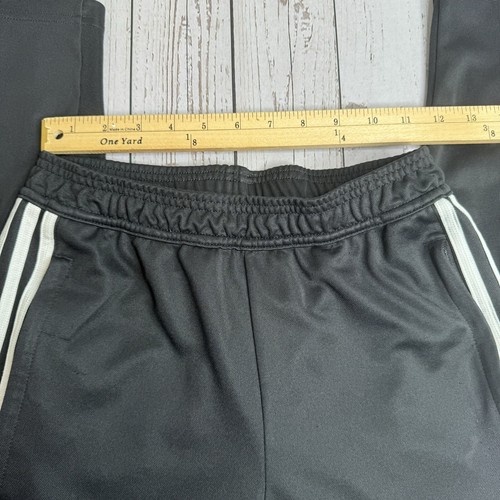 Adidas Tiro Track Jogger Pants Black White Women XS Tapered Zip Ankle 3 Stripes - Picture 9 of 11