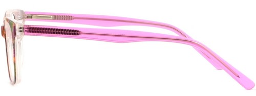 Gafas ligeras para mujeres niñas con marco de plástico bisagras de primavera rosa coloridas gafas de mujer - Imagen 4 de 17
