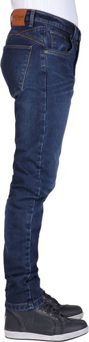 MODEKA Motorradjeans SONIC MONO soft wash blue Mono-Layer CE A Slim-Fit 34/30 - Bild 4 von 5