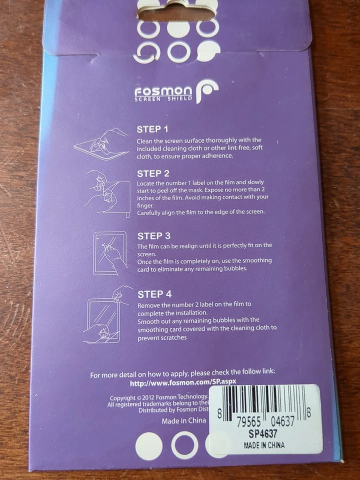 Fosmon Screen Protector For Apple iPhone 5 5s5c And SE - Image 2 of 3