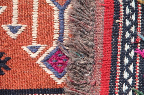 2x9 ft Colorful Handmade Turkish Kilim Runner Oriental Tribal Wool, Bohemian - Picture 10 of 10