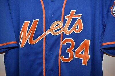 New York Mets No34 Noah Syndergaard Men's Nike White Home 2020 Authentic Player MLB Jersey