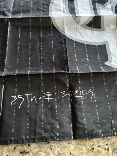 NEW Chicago White Sox Southside Baseball Chi 35th & Shields Flag 32” x 21” Promo - Picture 3 of 9