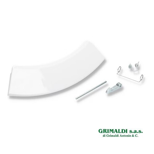 KIT MANIGLIA BIANCA PER SPORTELLO OBLÒ LAVATRICE REX AEG ELECTROLUX 4055128930 - Bild 1 von 5