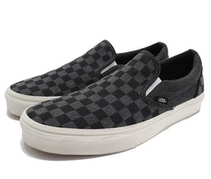 vans slip on checkerboard overwashed