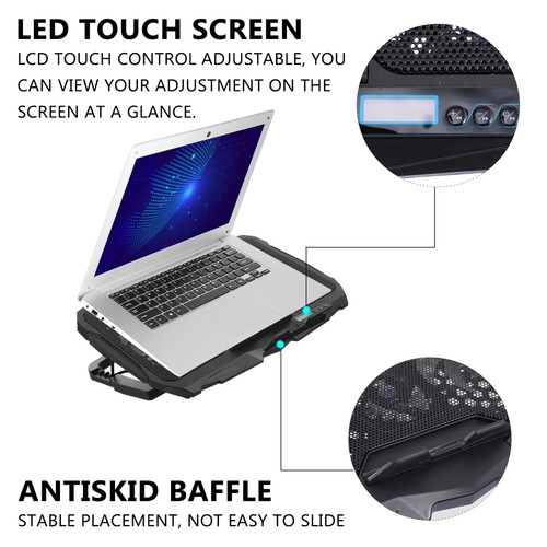 Radiatore Dispositivo Raffreddamento Dell'aria Per Laptop Supporto Regolabile - Photo 6/12