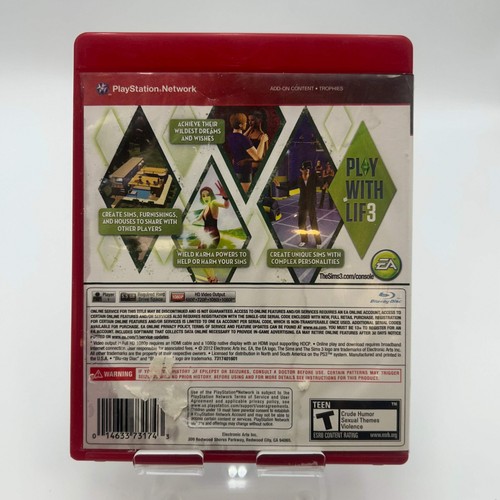 Playstation 3 Die Sims 3 Videospiel mit Karton gebraucht - Bild 5 von 5