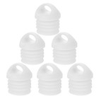  6 Pcs Rubber Hole Plugs Mop Bucket Replacement Seal Holes Cover Drain Stopper