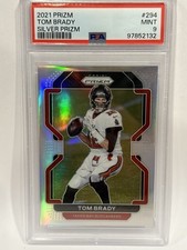 Tom Brady 2021 Silver Prism PSA 9 Tampa Bay Buccaneers